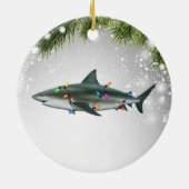 ベビーのシャークギフトforシャーク恋人アダルトキッド セラミックオーナメント (裏面)