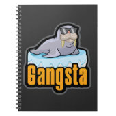 ベビーのセイウチのギフトの海洋動物の動物園の北極おもしろい ノートブック (正面)