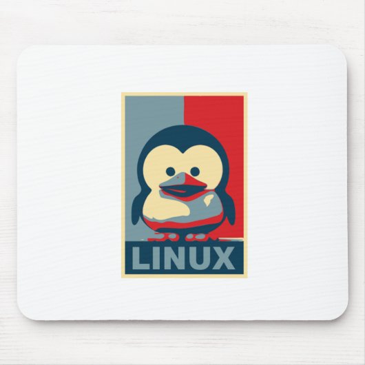 ベビーのタキシードのLinux マウスパッド (正面)