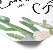 ベビーのタコBoho赤ちゃんシャワー本とギフト ポスター (角)