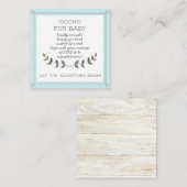 ベビーのチケットの農場の農家のモダンのシンプルのための本 スクエア名刺 (正面/裏面)