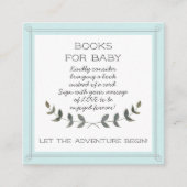 ベビーのチケットの農場の農家のモダンのシンプルのための本 スクエア名刺 (正面)