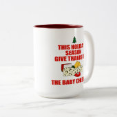 ベビーのチーズ ツートーンマグカップ (正面右)