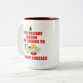 ベビーのチーズ ツートーンマグカップ (正面左)