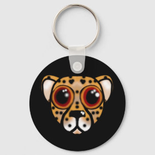 ベビーのチータの凝視Keychain キーホルダー