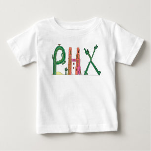 ベビーのティー フェニックス、AZ (PHX) ベビーTシャツ