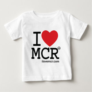 ベビーのティー- I愛マンチェスターMCR ベビーTシャツ