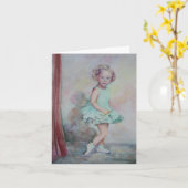 ベビーのデビューのメッセージカード カード (黄色い花)