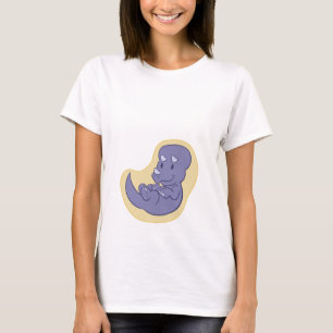 ベビーのトリケラトプスのマタニティシャツ Tシャツ