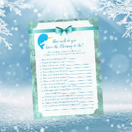 ベビーのナウラル誰がママの赤最高のちゃんシャワーのゲームを知る 招待状