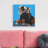 ベビーのニフラーが賞を見つける キャンバスプリント (インサイチュ (リビング))