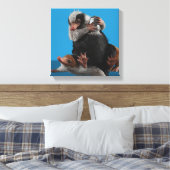 ベビーのニフラーが賞を見つける キャンバスプリント (インサイチュ (寝室))