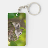 ベビーのハチドリ キーホルダー (裏面)