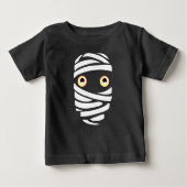 ベビーのハロウィンシャツかわいいブシャツミイラT ベビーTシャツ (正面)