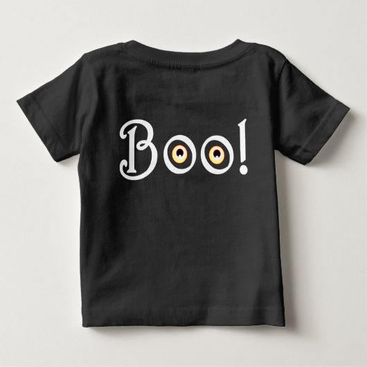 ベビーのハロウィンシャツかわいいブシャツミイラT ベビーTシャツ (裏面)