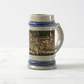 ベビーのバニーによって曇らされるマグ ビールジョッキ (正面右)