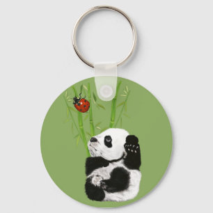 ベビーのパンダのkeychain キーホルダー