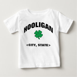 ベビーのパーソナライズなアイルランドの不良のTシャツ ベビーTシャツ