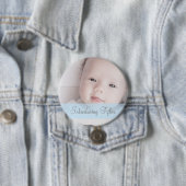 ベビーのパーソナライズな写真及び名前ボタンの導入 缶バッジ (インサイチュ)