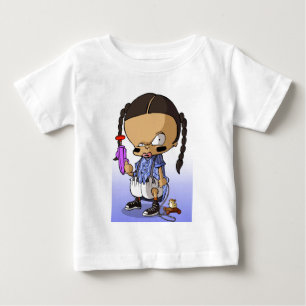 ベビーのヒップホップのギャング ベビーTシャツ