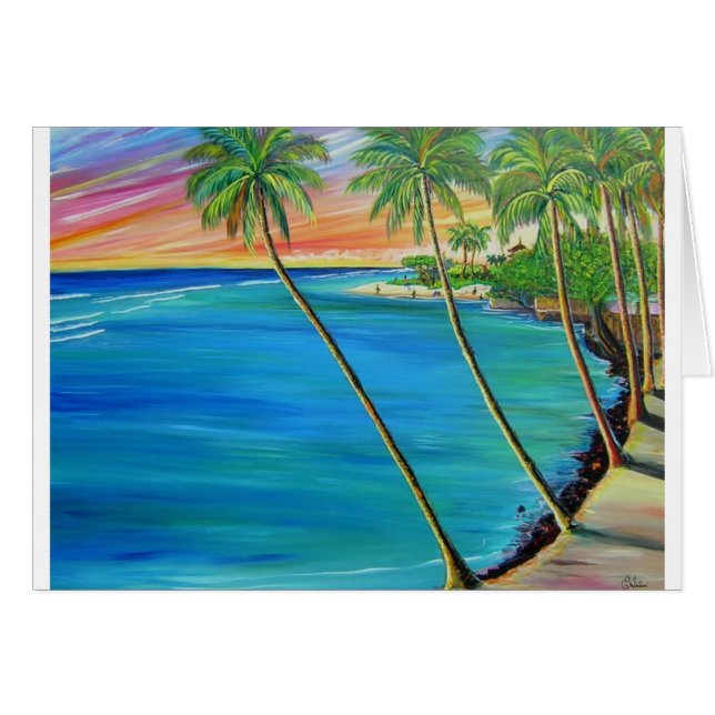 ベビーのビーチのLahainaの眺め (正面横)