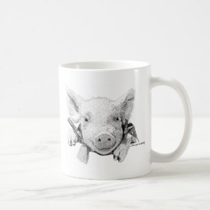ベビーのブタ コーヒーマグカップ