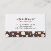 ベビーのブティックの名刺 名刺 (裏面)