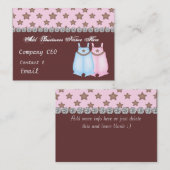 ベビーのブティックの店の魅力的な名刺 名刺 (正面/裏面)