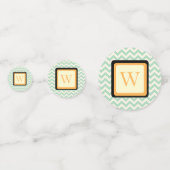 ベビーのブロックベビーカーのテーブル紙吹雪 コンフェッティ (裏面)