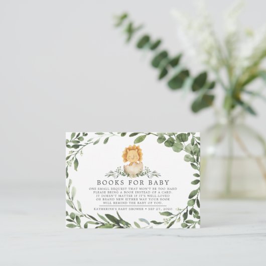 ベビーのベビーバビースワーカード用の恐竜の本 エンクロージャーカード (スタンド正面)