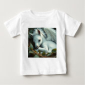 ベビーのペガサス生まれたばかりのの写真 ベビーTシャツ (正面)