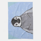ベビーのペンギン キッチンタオル (縦)
