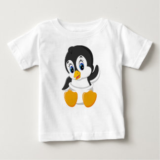 ベビーのペンギン ベビーTシャツ