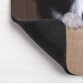 ベビーのボーダーコリー マウスパッド (コーナー)