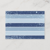 ベビーのボード上の青男の赤ちゃんシャワーブックベビー エンクロージャーカード (裏面)