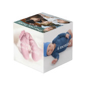 ベビーのマイル標石の写真の立方体 フォトキューブ (裏面アングル)