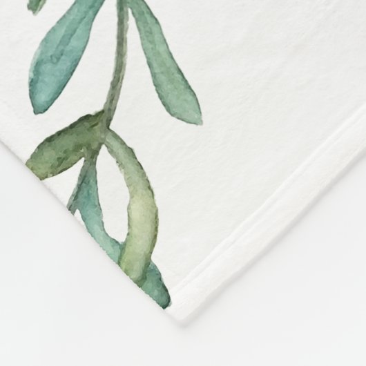 ベビーのマイル標石毛布の樺の木およびリース フリースブランケット (角)