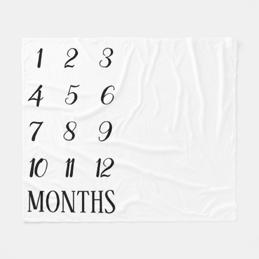ベビーのマイル標石毛布 フリースブランケット (正面(横))