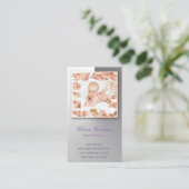 ベビーのマッサージ師のマッサージの専門家の物理療法家 名刺 (スタンド正面)