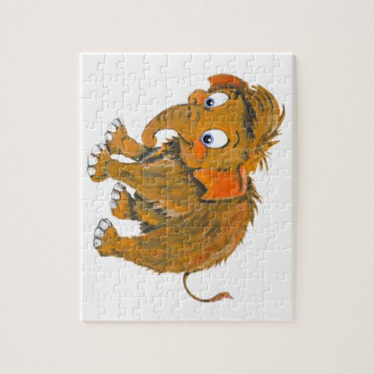 ベビーのマンモス ジグソーパズル (縦)