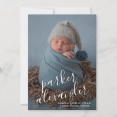 ベビーのモダン出産の告知 (正面)