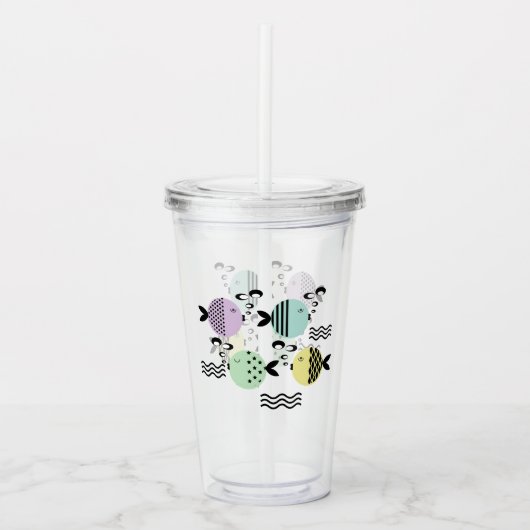 ベビーのモチーフ子供へ、 アクリルタンブラー (正面)