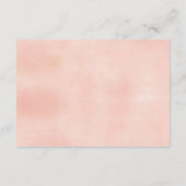 ベビーのモモおよびクリーム色の花の水彩画のための本 エンクロージャーカード (裏面)