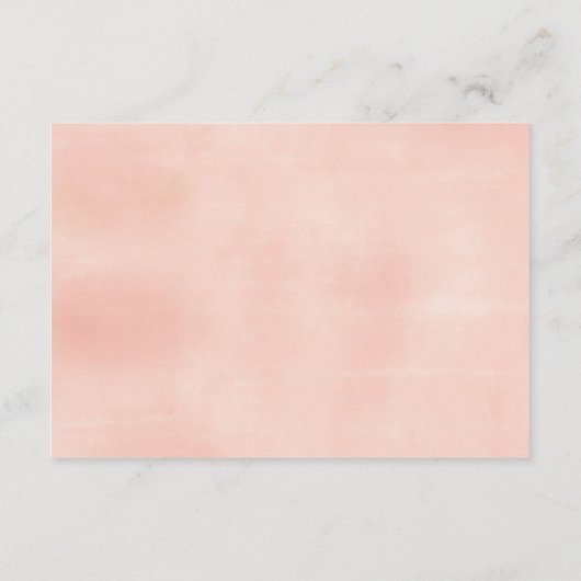 ベビーのモモおよびクリーム色の花の水彩画のための本 エンクロージャーカード (裏面)