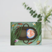 ベビーのモーゼの過ぎ越しの祝いの漫画 ポストカード (スタンド正面)