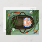 ベビーのモーゼの過ぎ越しの祝いの漫画 ポストカード (正面/裏面)