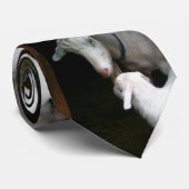 ベビーのヤギのタイを持つお母さん ネクタイ (ロール)