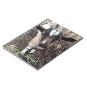 ベビーのヤギのノート ノートブック (左側)