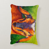 ベビーのヤギの枕2デザイン1つの枕 アクセントクッション (裏面(縦))