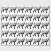 ベビーのヤギ ラッピングペーパー (フラット)